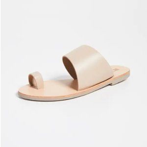 Sol Sana Malia Toe Ring Slides, Ecru, size 40